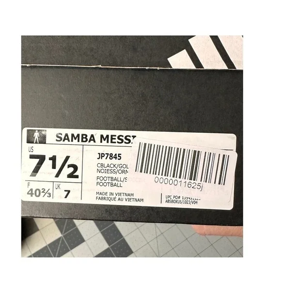 adidas NWB Samba Messi Inter Miami SZ 7.5 Mens Black Unisex Pink IH8158 Sneakers - Picture 10 of 12